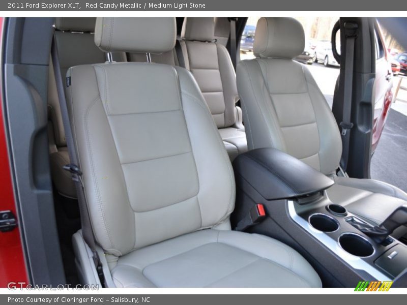 Red Candy Metallic / Medium Light Stone 2011 Ford Explorer XLT