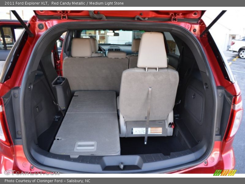 Red Candy Metallic / Medium Light Stone 2011 Ford Explorer XLT