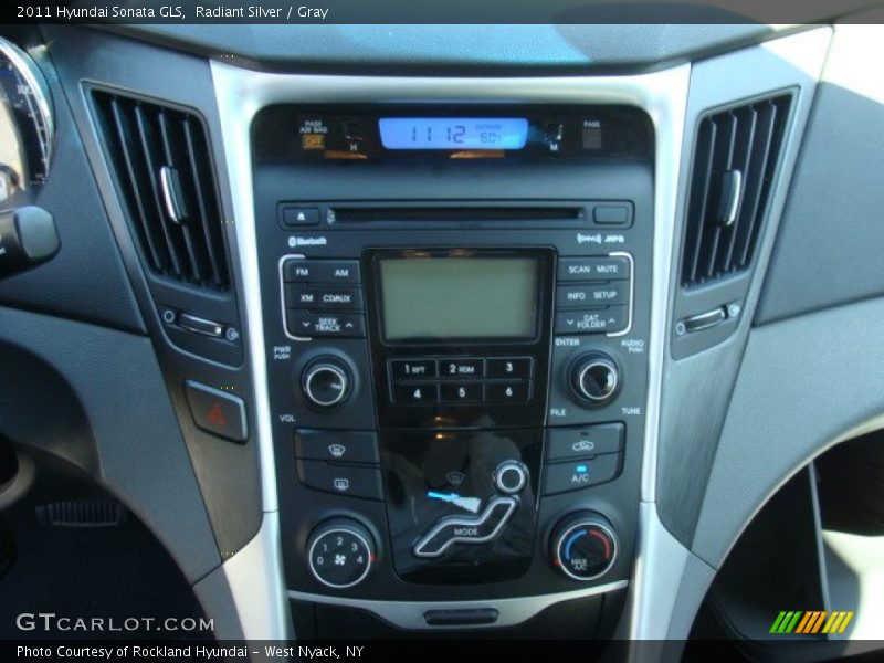 Radiant Silver / Gray 2011 Hyundai Sonata GLS