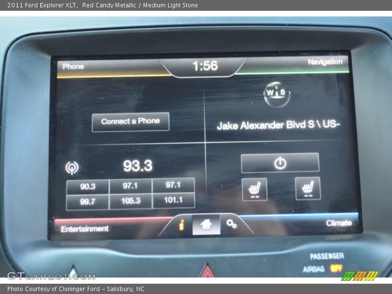 Red Candy Metallic / Medium Light Stone 2011 Ford Explorer XLT