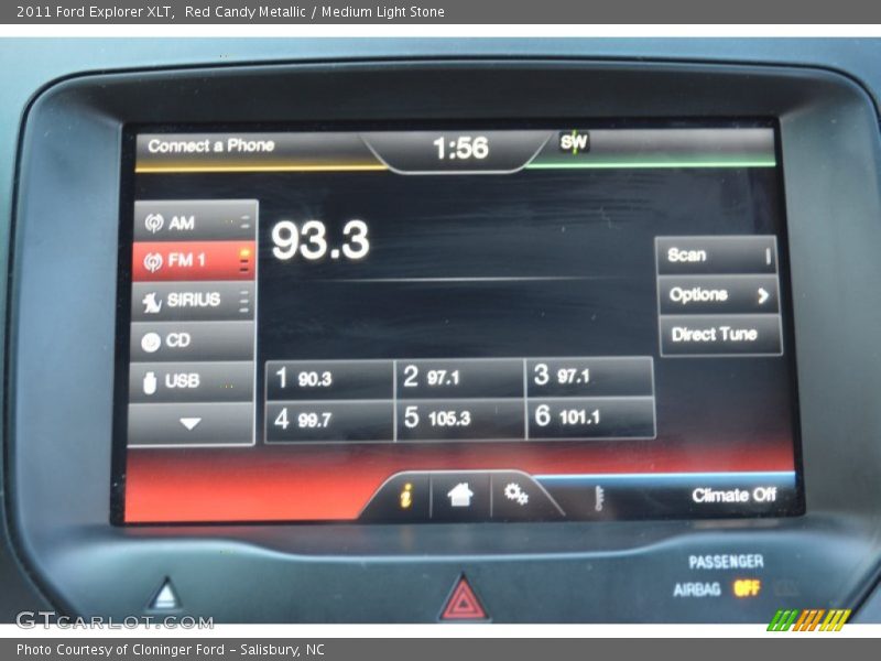 Red Candy Metallic / Medium Light Stone 2011 Ford Explorer XLT