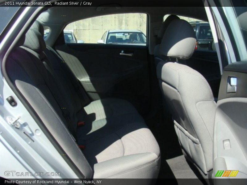 Radiant Silver / Gray 2011 Hyundai Sonata GLS