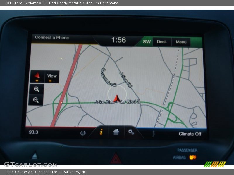 Red Candy Metallic / Medium Light Stone 2011 Ford Explorer XLT
