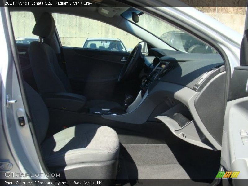 Radiant Silver / Gray 2011 Hyundai Sonata GLS