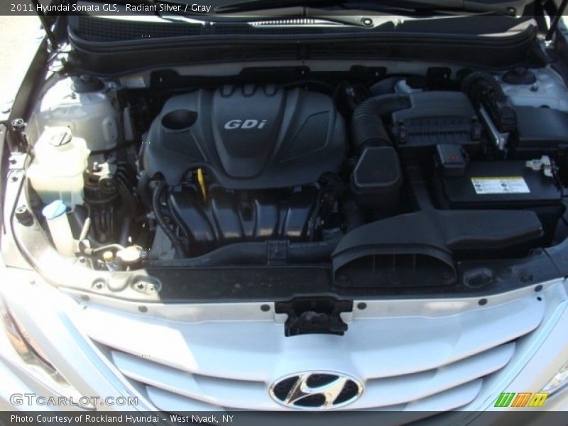 Radiant Silver / Gray 2011 Hyundai Sonata GLS