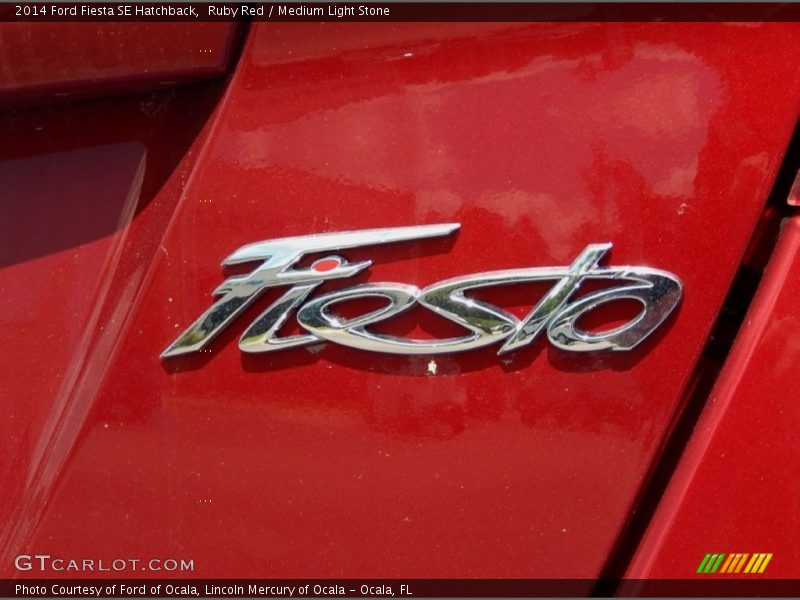 Ruby Red / Medium Light Stone 2014 Ford Fiesta SE Hatchback