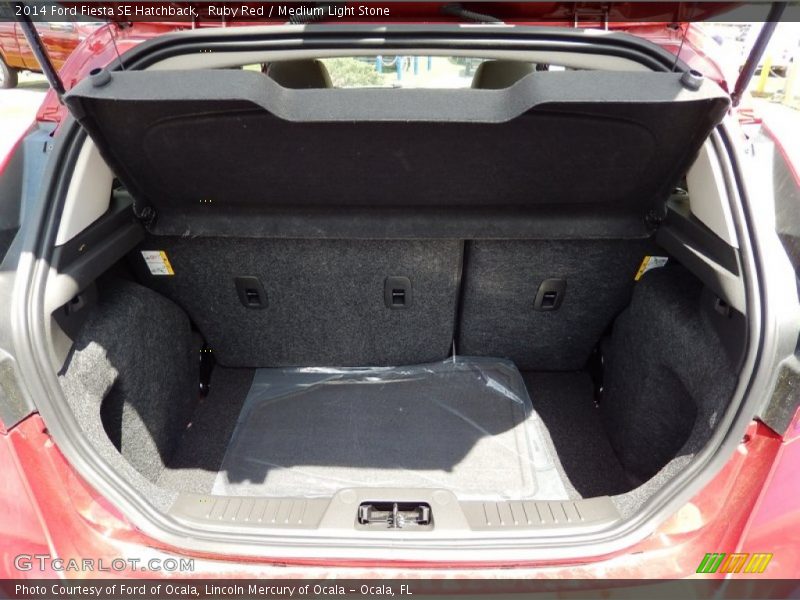 Ruby Red / Medium Light Stone 2014 Ford Fiesta SE Hatchback