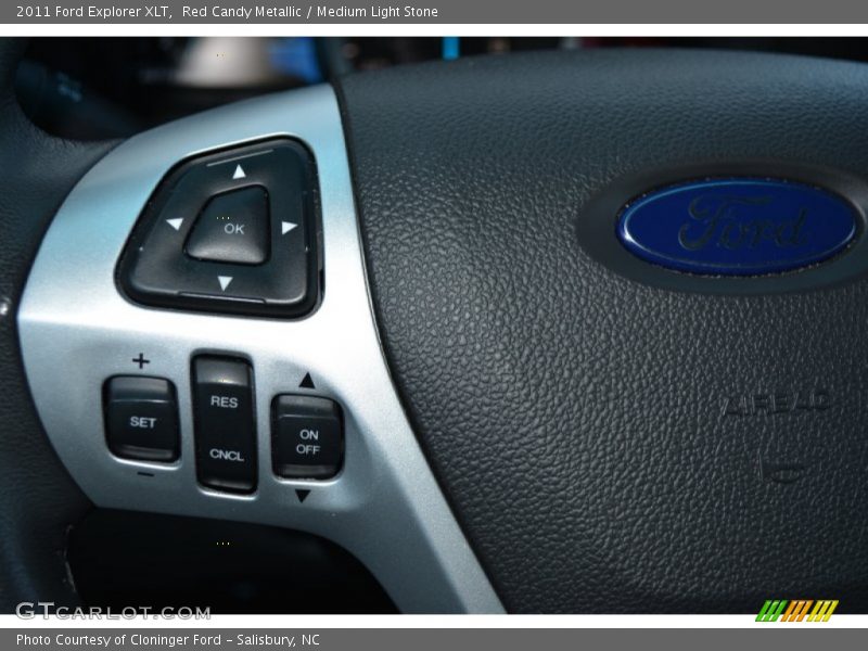 Red Candy Metallic / Medium Light Stone 2011 Ford Explorer XLT
