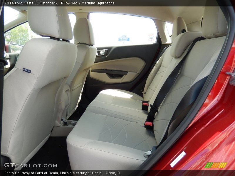 Ruby Red / Medium Light Stone 2014 Ford Fiesta SE Hatchback
