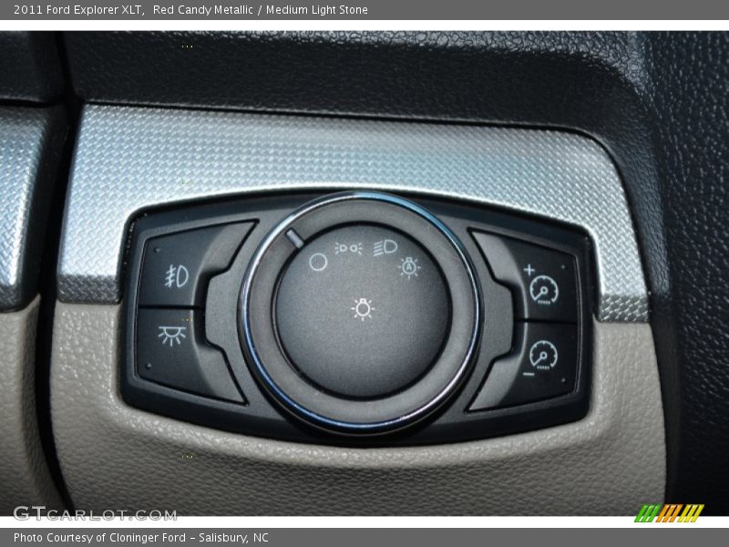 Red Candy Metallic / Medium Light Stone 2011 Ford Explorer XLT