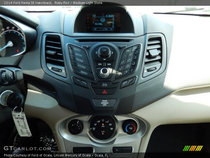 Ruby Red / Medium Light Stone 2014 Ford Fiesta SE Hatchback