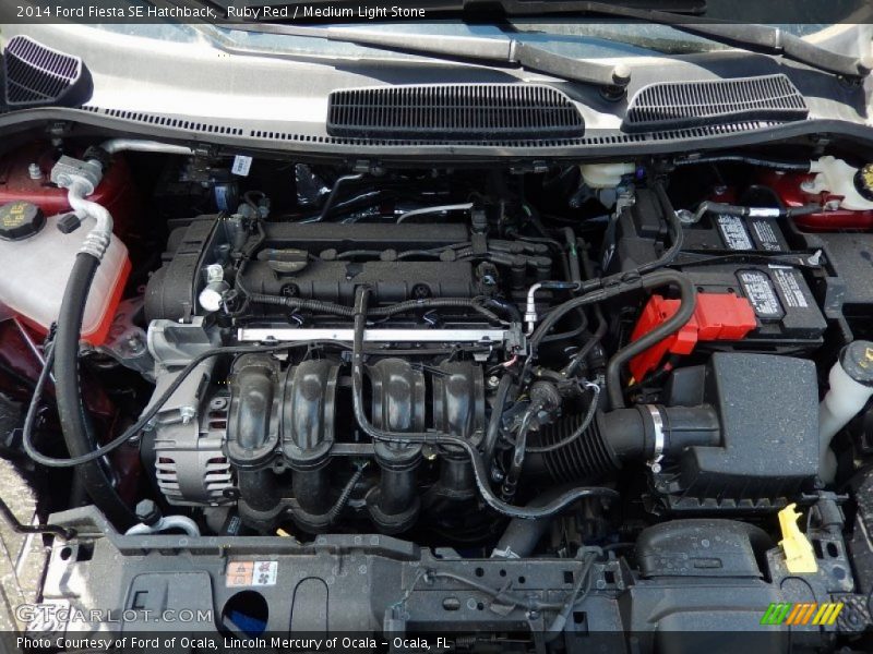 Ruby Red / Medium Light Stone 2014 Ford Fiesta SE Hatchback