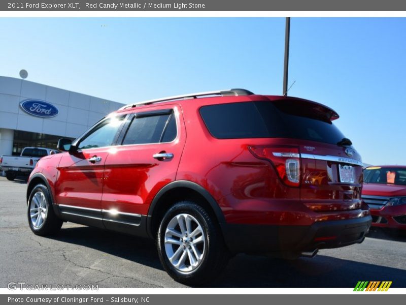Red Candy Metallic / Medium Light Stone 2011 Ford Explorer XLT