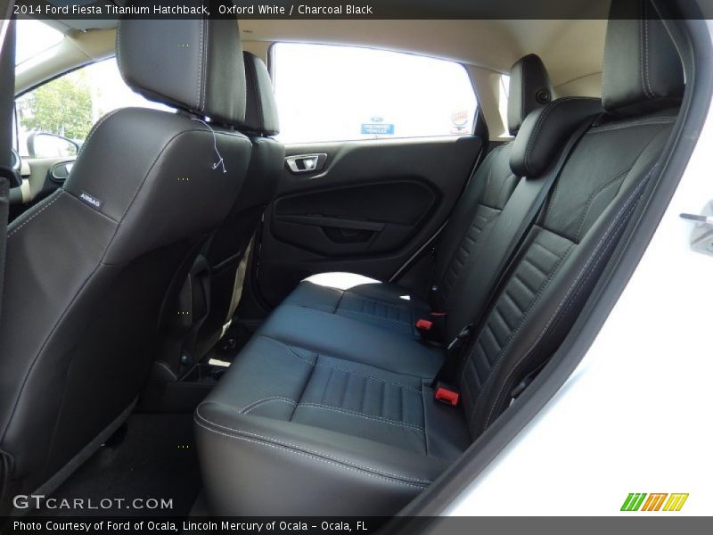 Rear Seat of 2014 Fiesta Titanium Hatchback