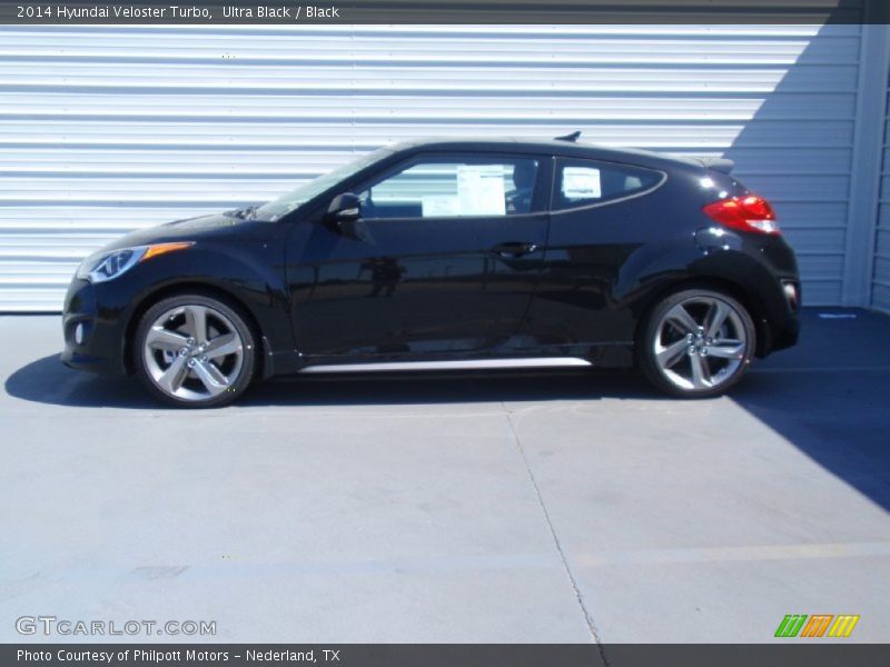 Ultra Black / Black 2014 Hyundai Veloster Turbo