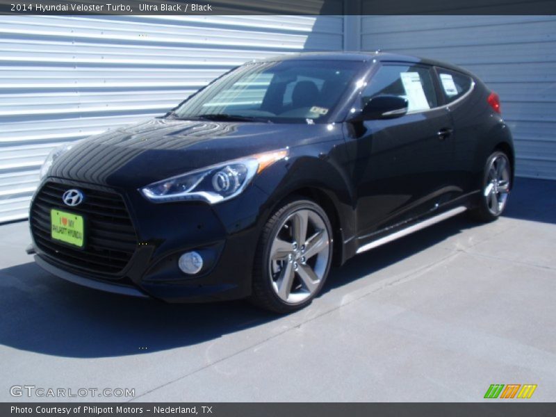 Ultra Black / Black 2014 Hyundai Veloster Turbo