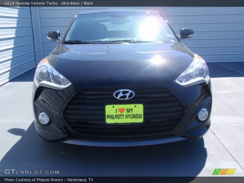 Ultra Black / Black 2014 Hyundai Veloster Turbo