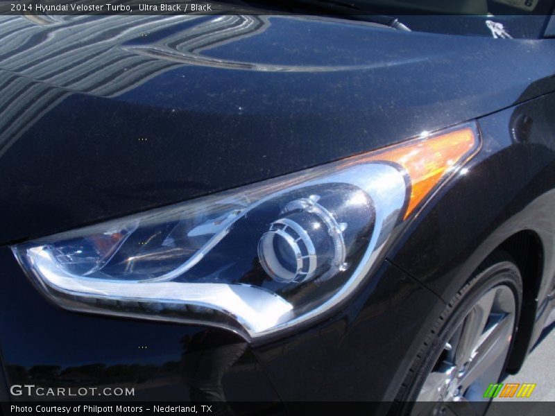 Ultra Black / Black 2014 Hyundai Veloster Turbo