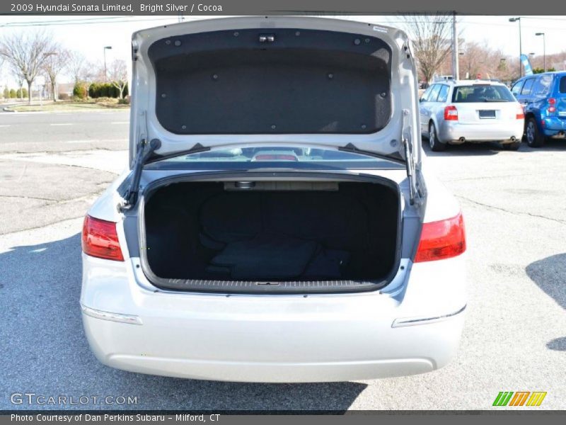 Bright Silver / Cocoa 2009 Hyundai Sonata Limited