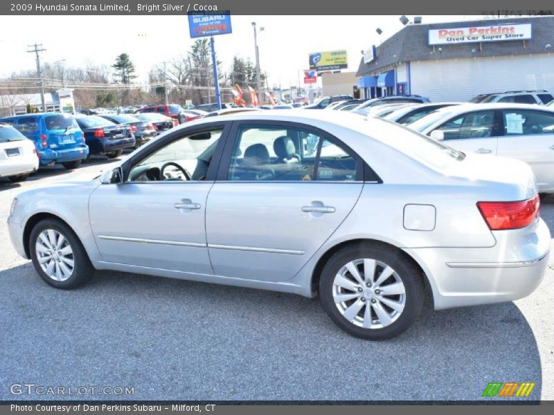 Bright Silver / Cocoa 2009 Hyundai Sonata Limited