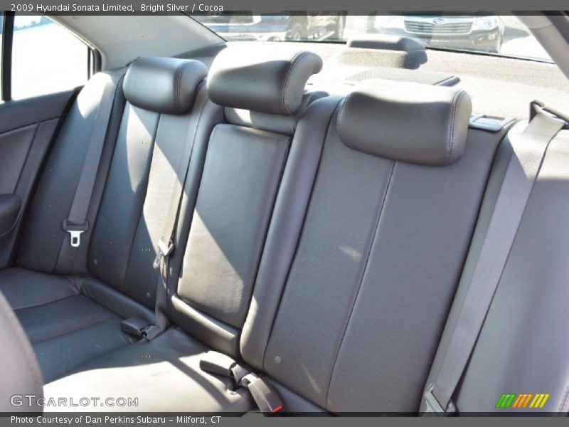 Bright Silver / Cocoa 2009 Hyundai Sonata Limited