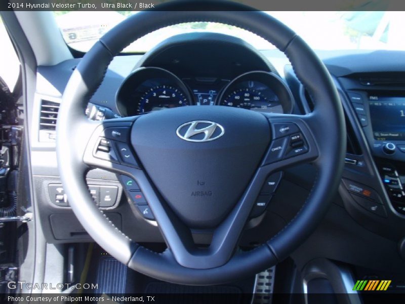 Ultra Black / Black 2014 Hyundai Veloster Turbo