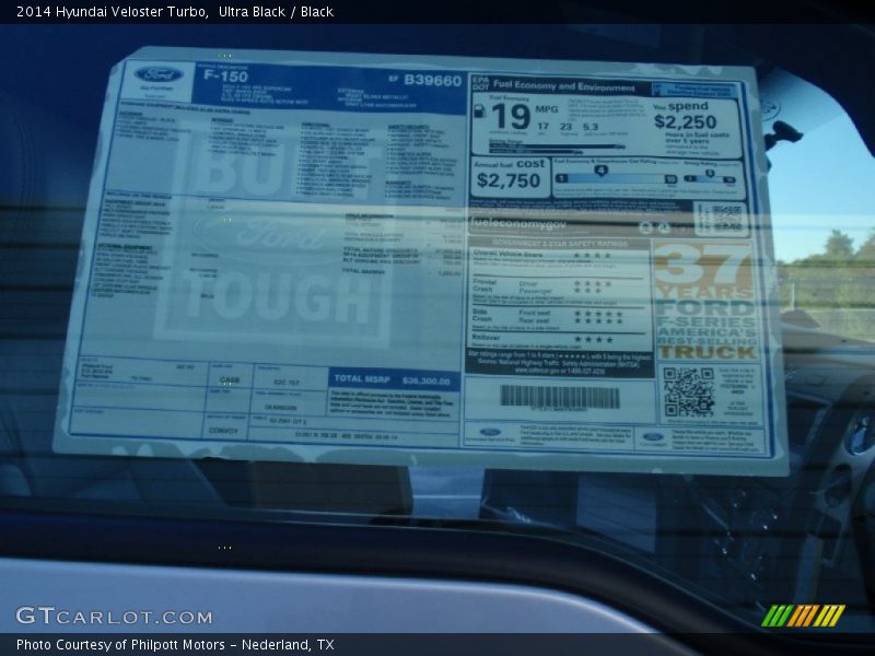 Ultra Black / Black 2014 Hyundai Veloster Turbo