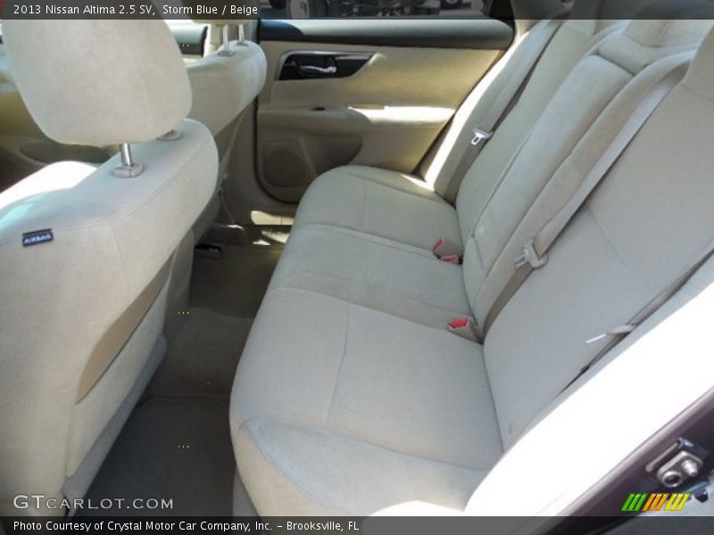 Storm Blue / Beige 2013 Nissan Altima 2.5 SV