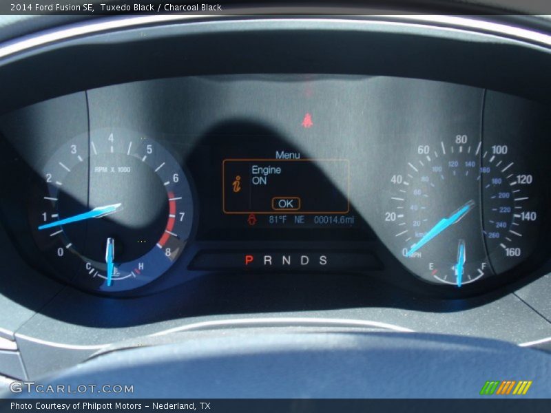 Tuxedo Black / Charcoal Black 2014 Ford Fusion SE
