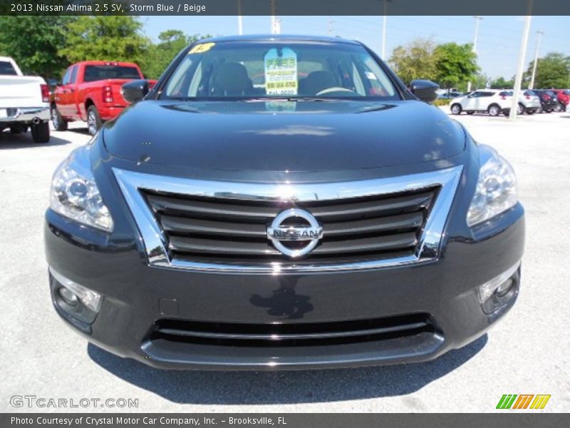 Storm Blue / Beige 2013 Nissan Altima 2.5 SV