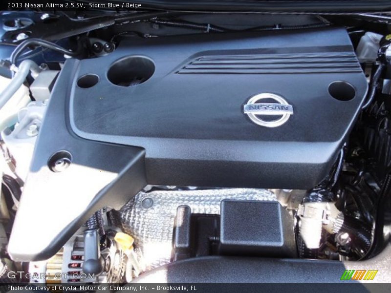 Storm Blue / Beige 2013 Nissan Altima 2.5 SV
