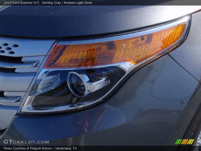 Sterling Gray / Medium Light Stone 2014 Ford Explorer XLT