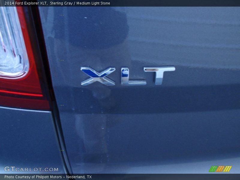 Sterling Gray / Medium Light Stone 2014 Ford Explorer XLT