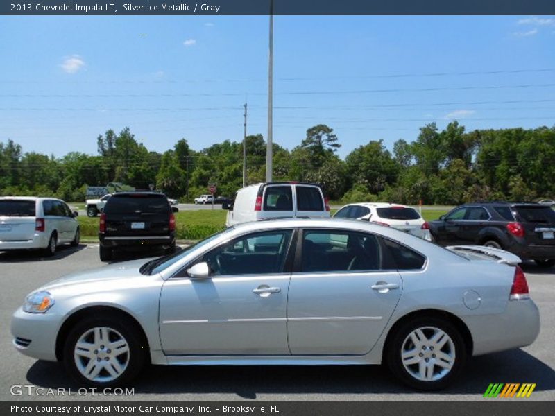 Silver Ice Metallic / Gray 2013 Chevrolet Impala LT