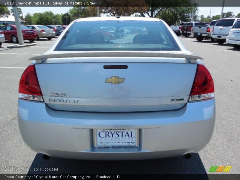 Silver Ice Metallic / Gray 2013 Chevrolet Impala LT