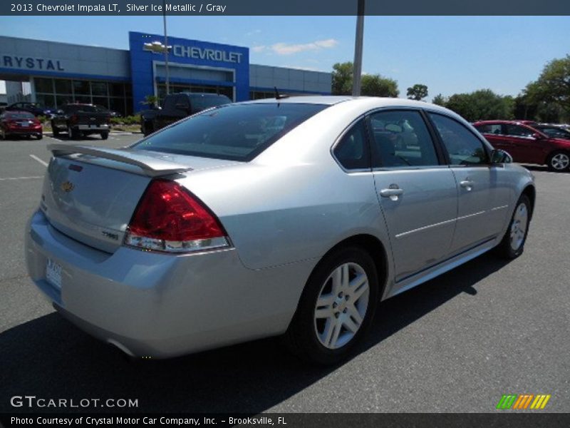 Silver Ice Metallic / Gray 2013 Chevrolet Impala LT