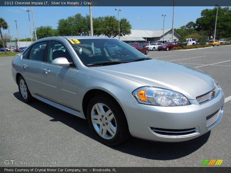 Silver Ice Metallic / Gray 2013 Chevrolet Impala LT