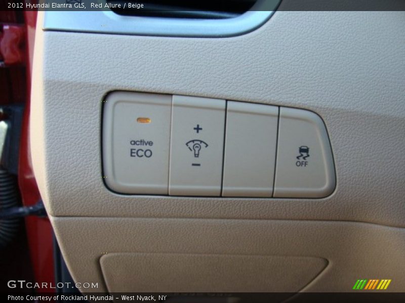 Red Allure / Beige 2012 Hyundai Elantra GLS