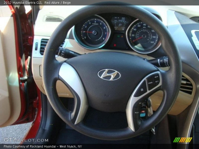 Red Allure / Beige 2012 Hyundai Elantra GLS