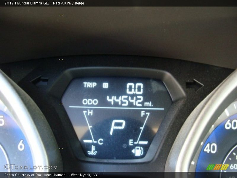 Red Allure / Beige 2012 Hyundai Elantra GLS