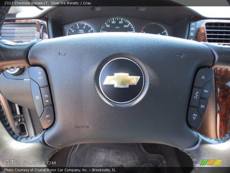 Silver Ice Metallic / Gray 2013 Chevrolet Impala LT