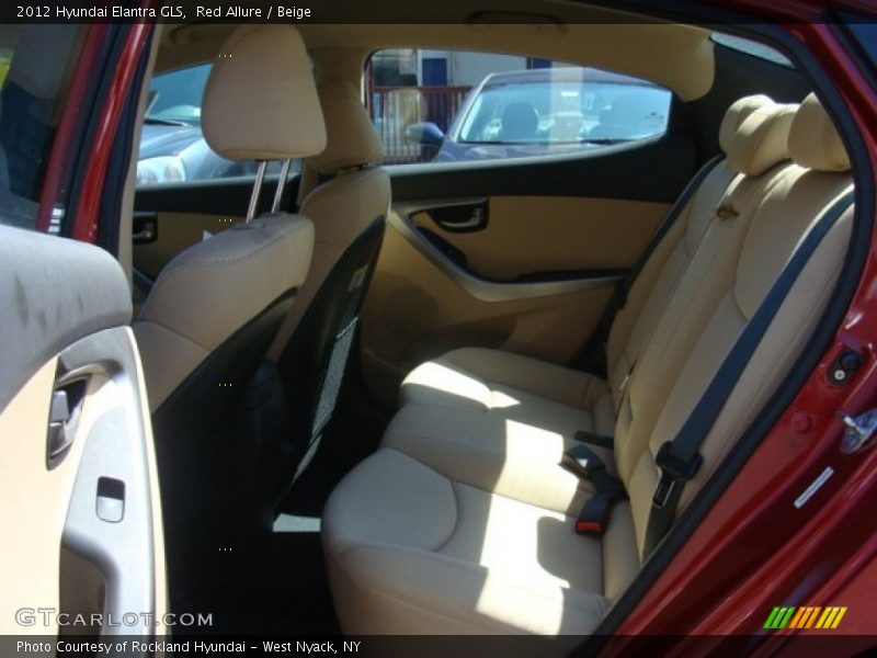 Red Allure / Beige 2012 Hyundai Elantra GLS