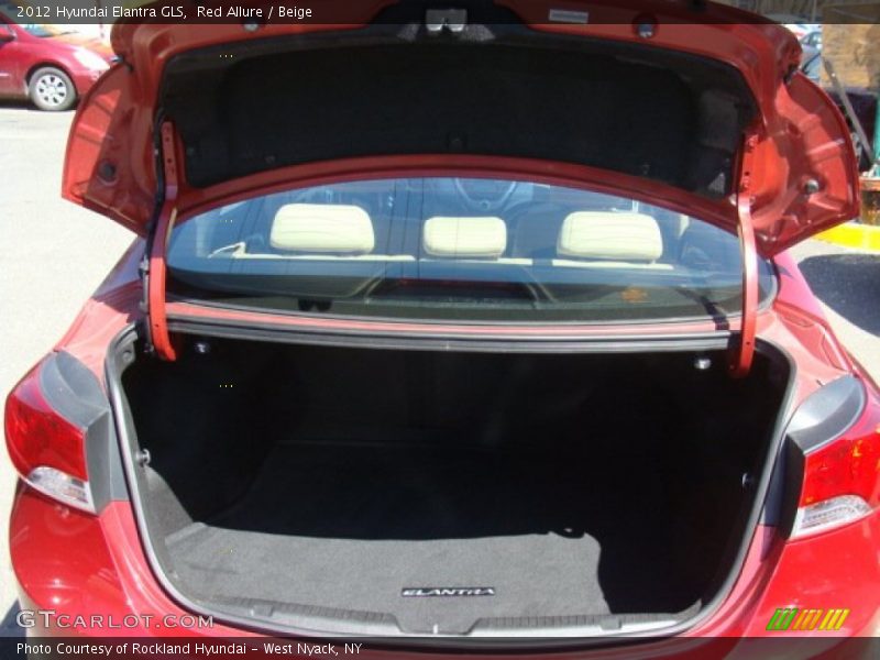 Red Allure / Beige 2012 Hyundai Elantra GLS