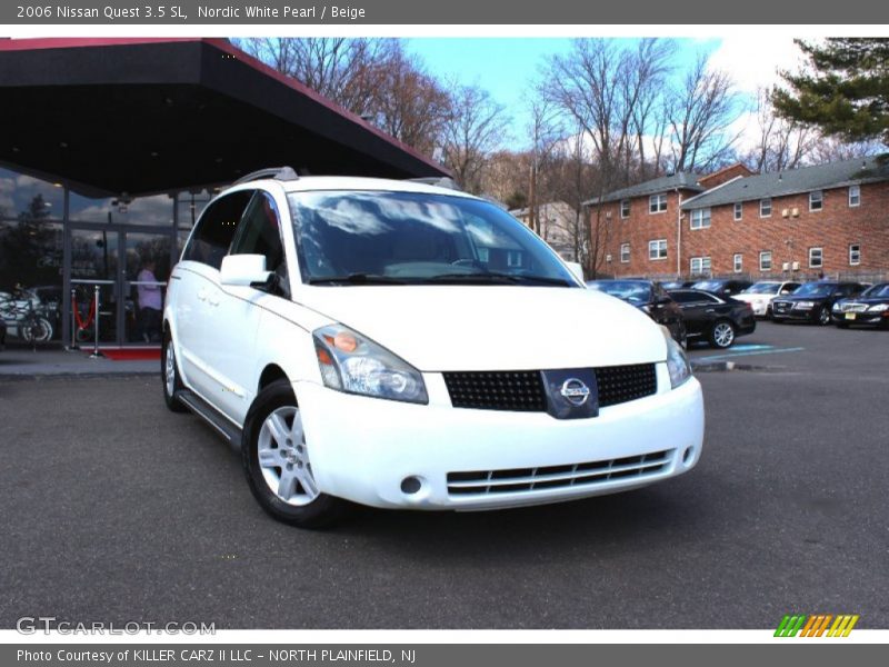 Nordic White Pearl / Beige 2006 Nissan Quest 3.5 SL