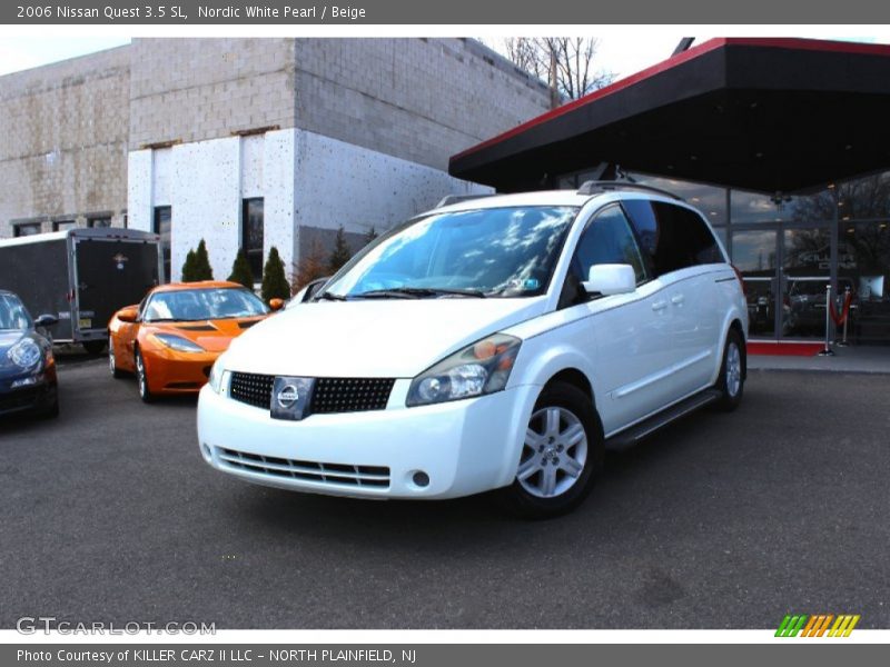 Nordic White Pearl / Beige 2006 Nissan Quest 3.5 SL