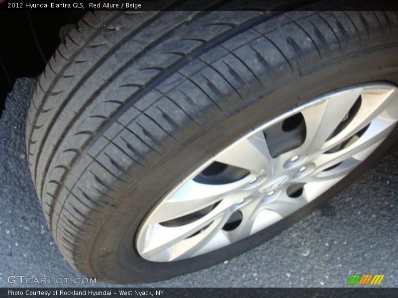 Red Allure / Beige 2012 Hyundai Elantra GLS