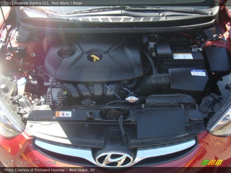 Red Allure / Beige 2012 Hyundai Elantra GLS
