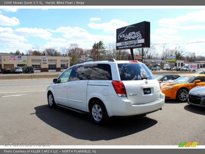 Nordic White Pearl / Beige 2006 Nissan Quest 3.5 SL