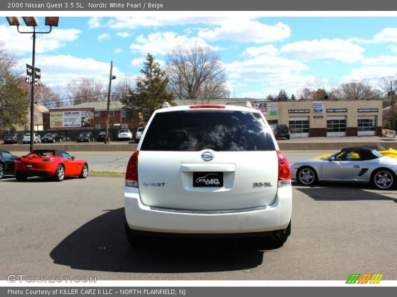 Nordic White Pearl / Beige 2006 Nissan Quest 3.5 SL