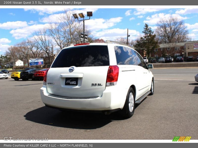 Nordic White Pearl / Beige 2006 Nissan Quest 3.5 SL